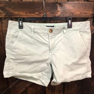 American Eagle stretch midi shorts